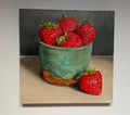 Strawberries in Ceramic Bowl