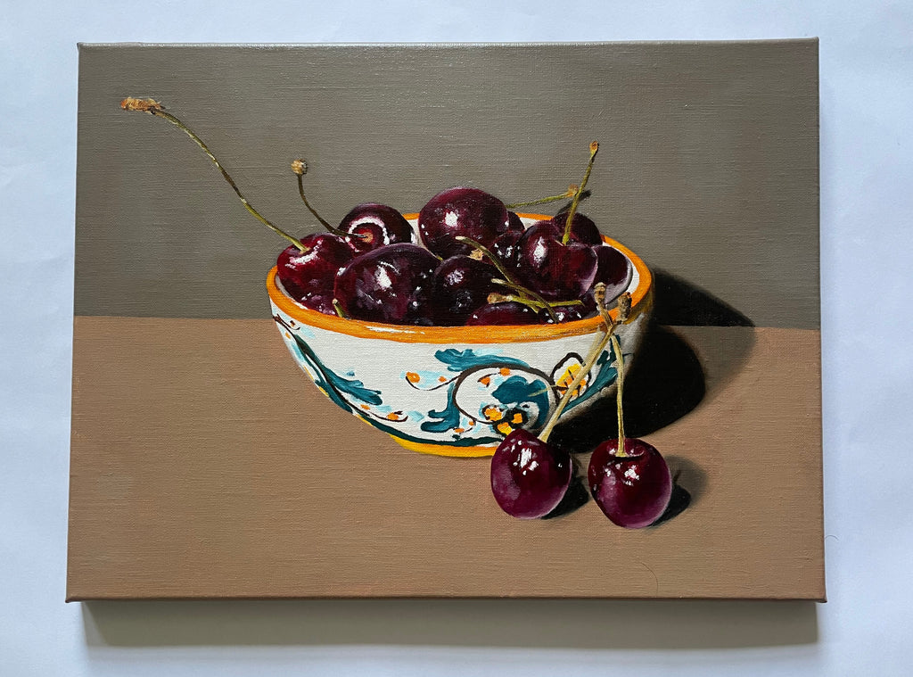 Cherries in Bowl