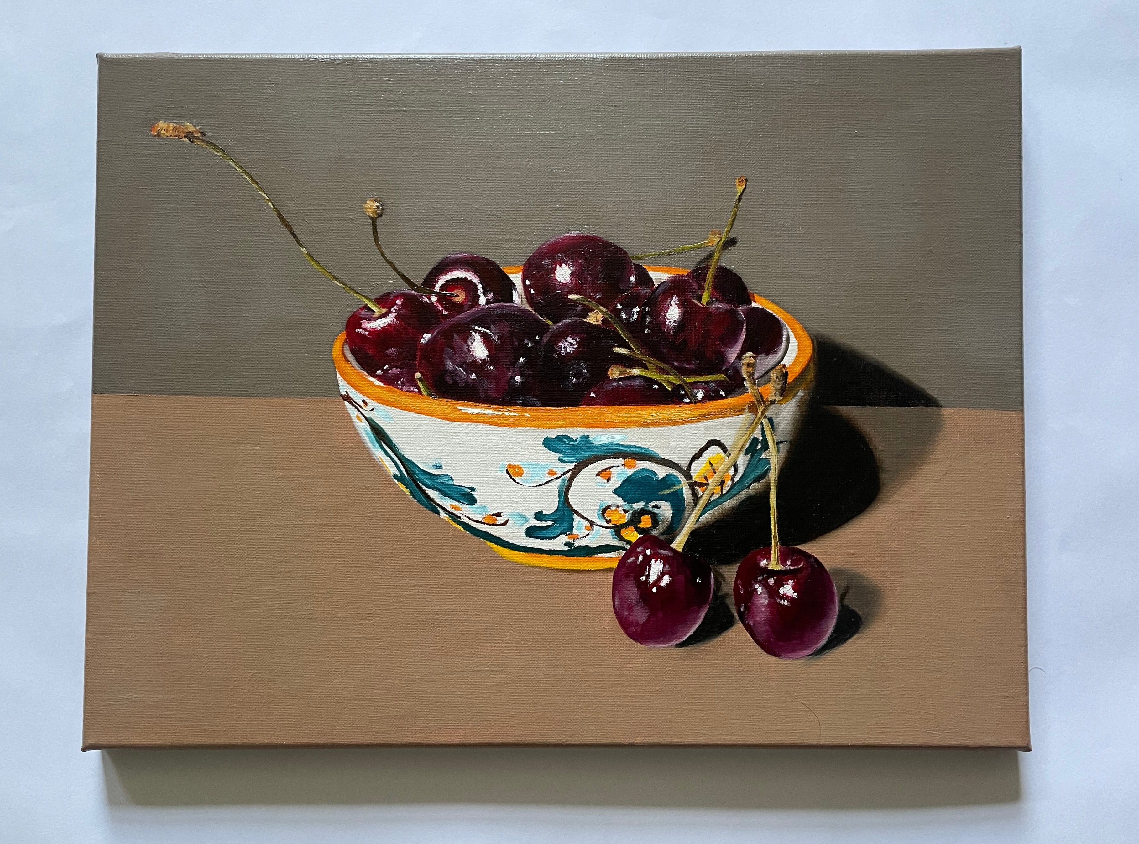 Cherries in Bowl