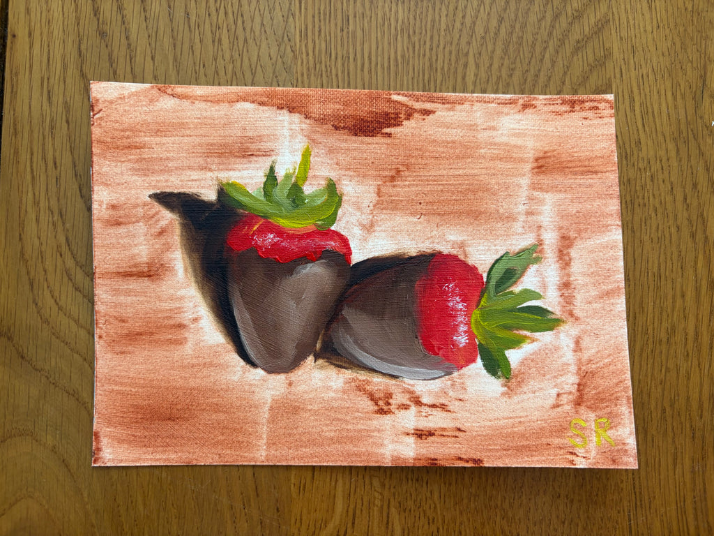 Chocolate Strawberries in 30 Strokes