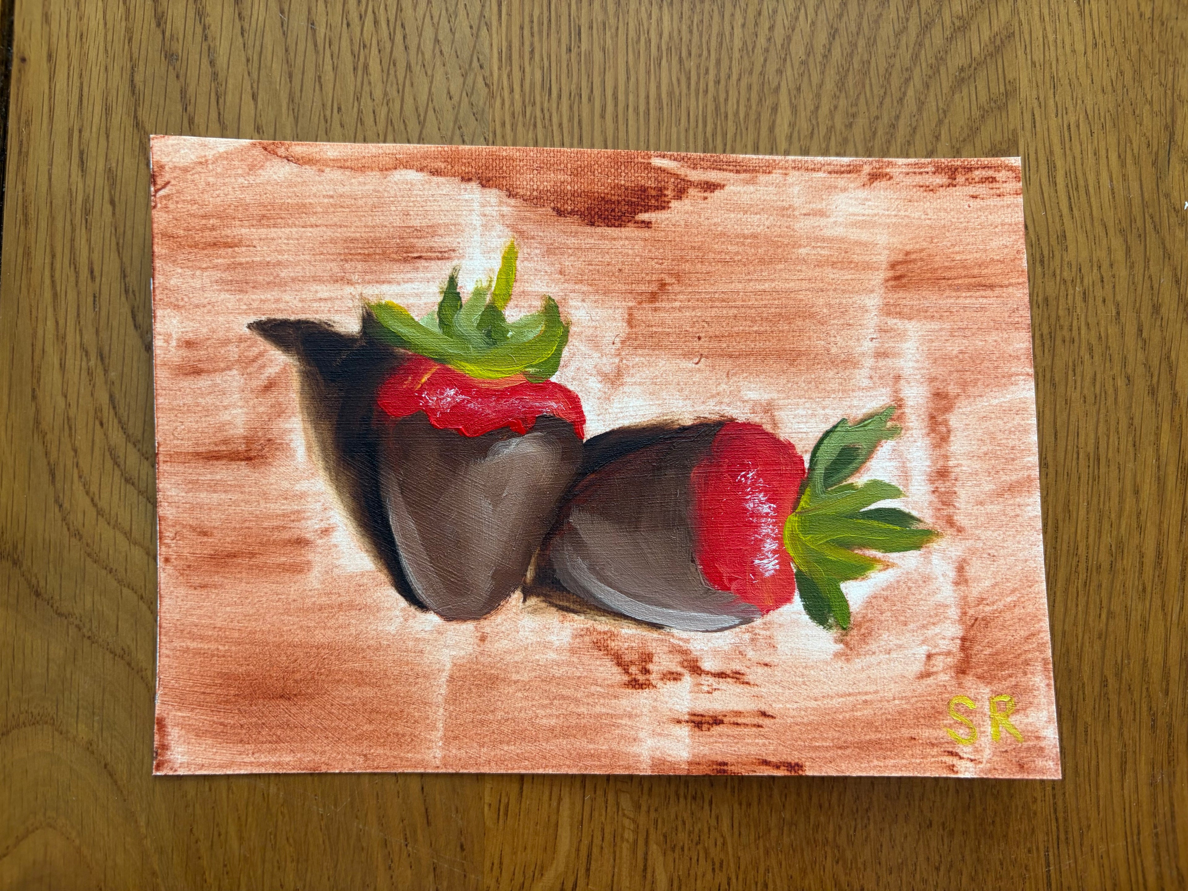 Chocolate Strawberries in 30 Strokes